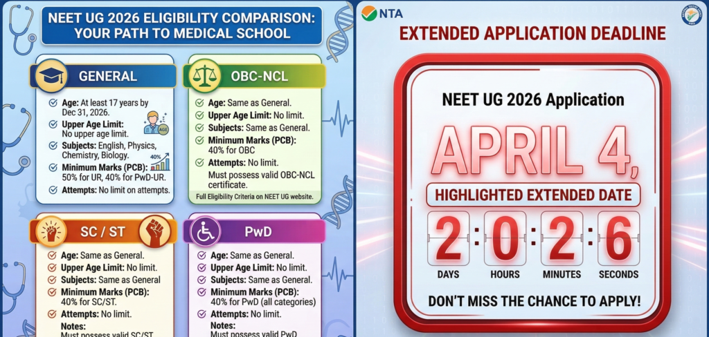 NTA NEET UG 2026 Extended Admission: