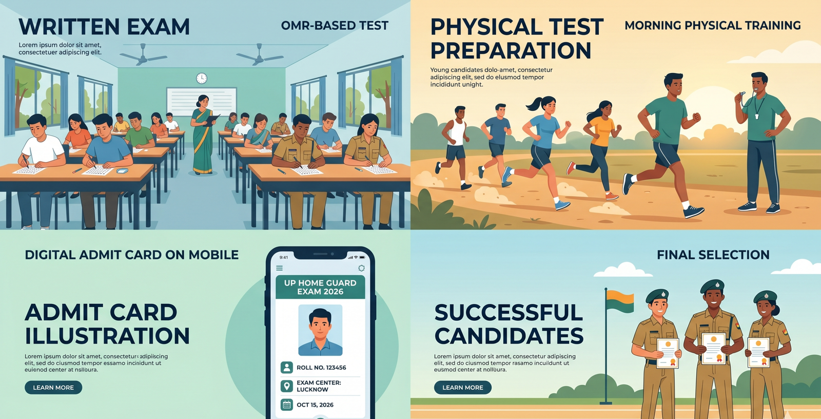 UP Home Guard Exam City Details 2026