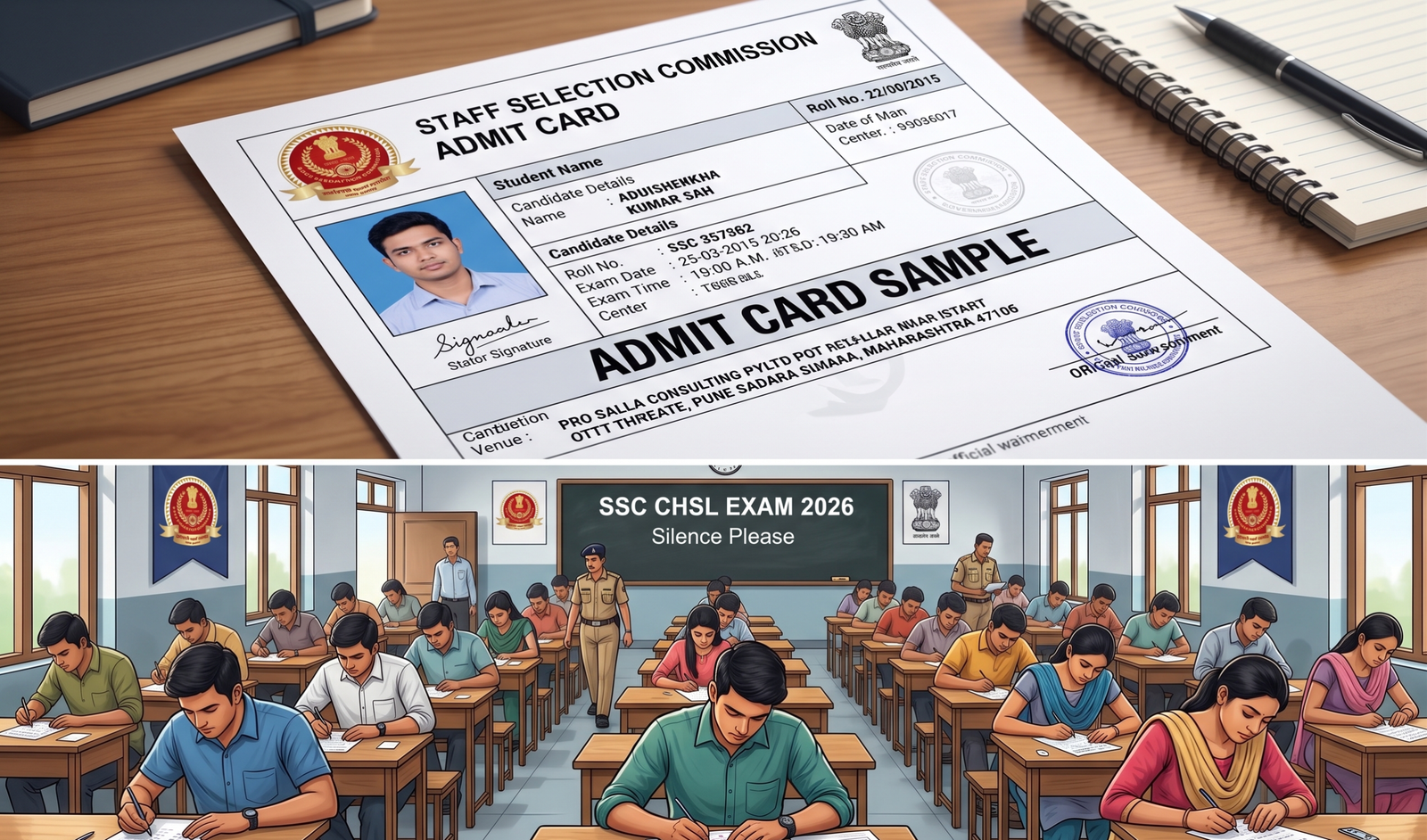 SSC CHSL Tier-II Re Exam Admit Card 2026