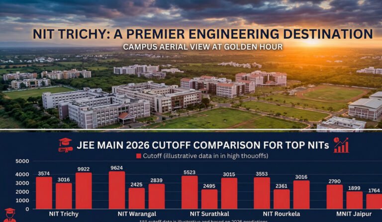 NIT Trichy BTech CSE 2026: Cut-Off JEE Main Highest NITs