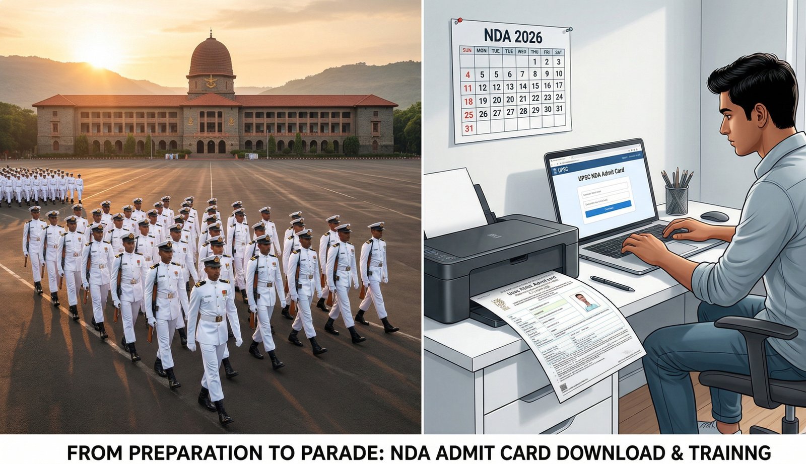 UPSC NDA/NA-I Admit Card 2026: Date, Eligibility & Download Guide