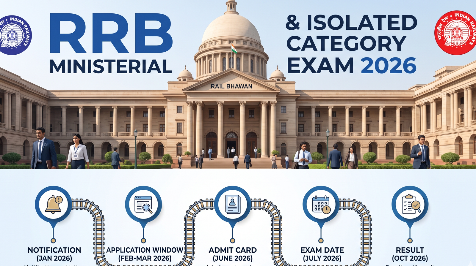 RRB Ministerial & Isolated Category Exam 2026 Check exam dates, eligibility, syllabus, selection process, Complete Guide