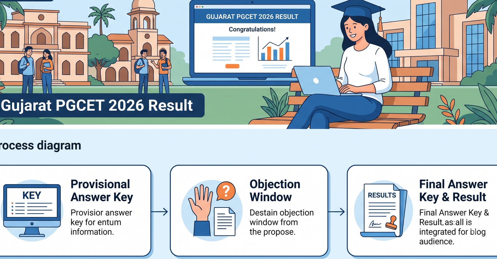 Gujarat PGCET 2026 Result: Answer Key & Dates, eligibility, and prep tips for ME/MTech admission.